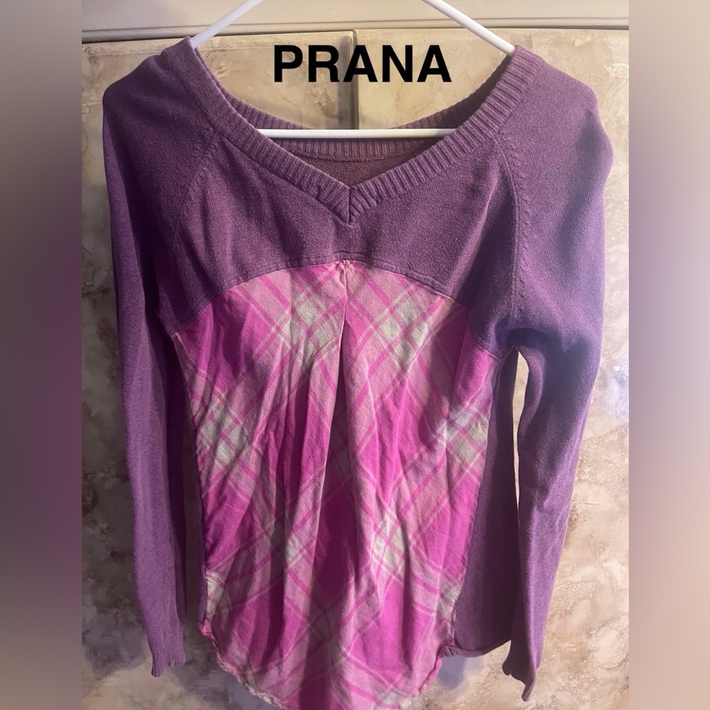 PRANA Sweater Small Purple